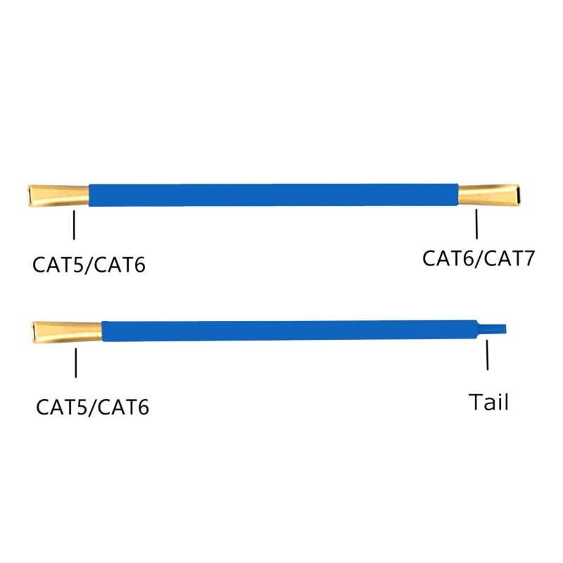 Separador de raspagem e endireitamento de cabos para linhas telefônicas CAT5/CAT6/CAT7 RJ11 B0KA