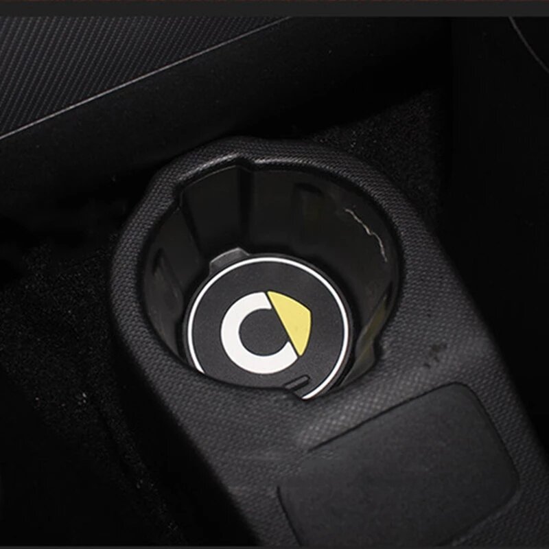 Car Cup Mats Non-slip Pad For Mercedes Smart Fortwo Forfour 453 Storage Anti Stress Slip Covers Interior Styling Decoration