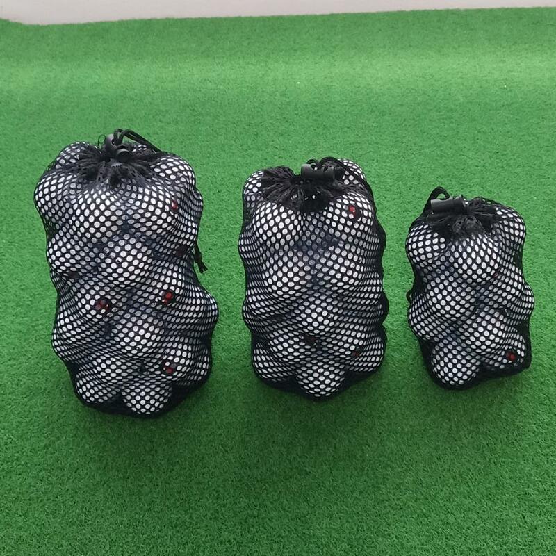 Golf Net Bag Practical Widely Use Large Capacity Drawstring Closure Golf Ball Bag for Golfer  Golf Bag  Golf Carrier Bag