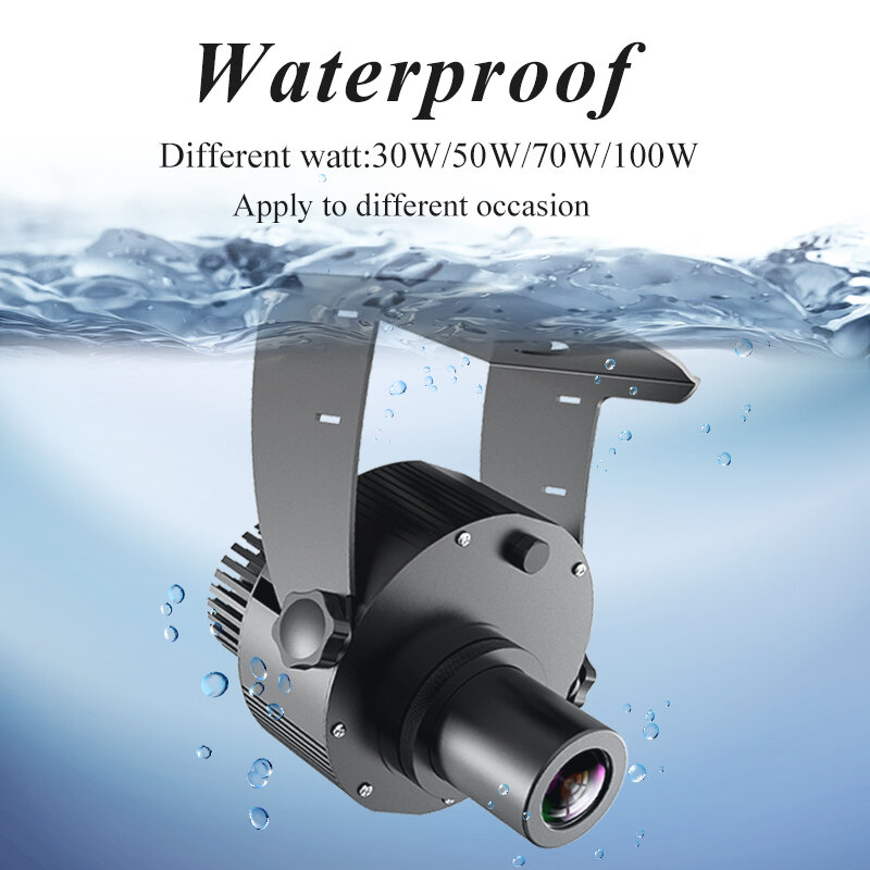 HD 30W outdoor led Waterproof pattern projector light IP65 advertising display for store shop hotel