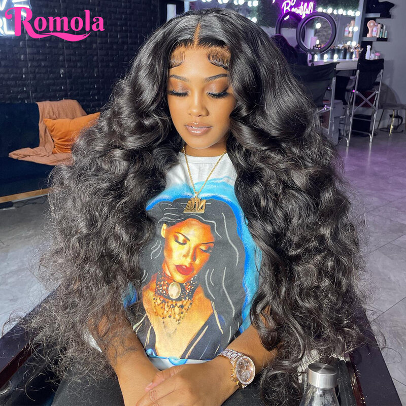 250 Density 13x6 Hd Lace Frontal Wig 30 Inch Brazilian Transparent Human Hair Wigs For Women Preplucked Body Wave Lace Front Wig