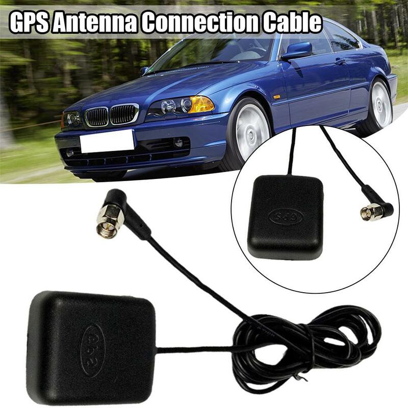 Antena GPS para coche, conector SMA, Cable de 1,7 metros, receptor GPS, adaptador aéreo automático para navegación de coche, reproductor de cámara de visión nocturna