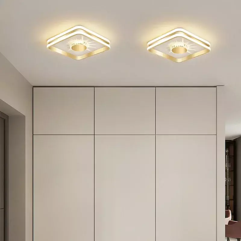 Plafonnier LED au Design Moderne, Luminaire Décoratif d'Nik, Idéal pour un Salon, une Chambre à Coucher, un Couloir, des Escaliers