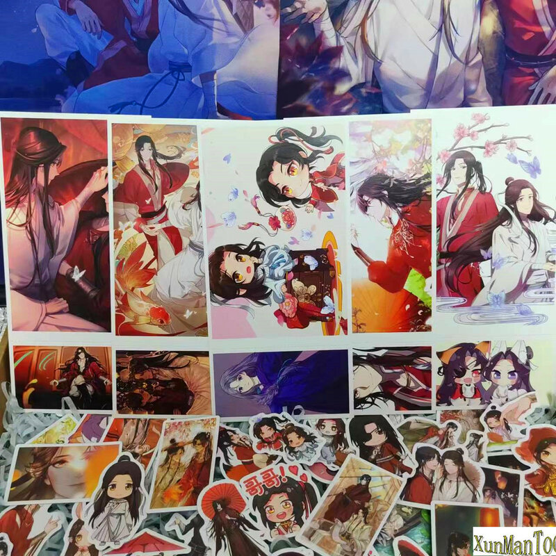 Heaven Official's Blessing Tian Guan Ci Fu Xielian Huacheng Mystery Box Gifts Box Lucky Bag Keychain Figure Stickers Postcard
