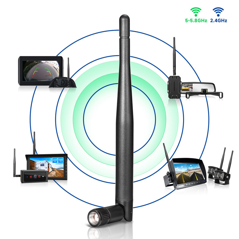 Superbat 2,4 ГГц/5 ГГц 3dBi Двухдиапазонная всенаправленная WIFI антенна для беспроводной IP-камеры безопасности