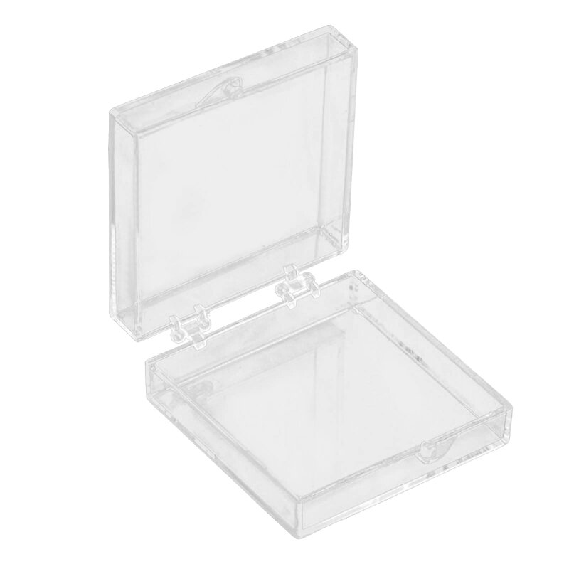 Aufbewahrungsbox für künstliche Nägel zum Aufdrücken, leere, transparente Nagelspitzen-Aufbewahrungsbox
