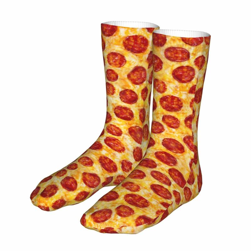 Calzini sportivi da donna Pepperoni Pizza Party Food Socks Cotton New Woman Sock