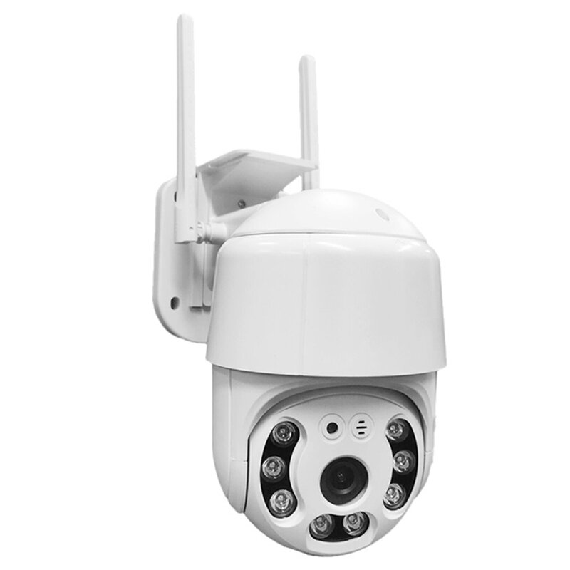 Камера видеонаблюдения с углом обзора 360 °, цветным ночным видением/HD/прожектором/голосовым интерфейсом, штепсельная вилка европейского стандарта