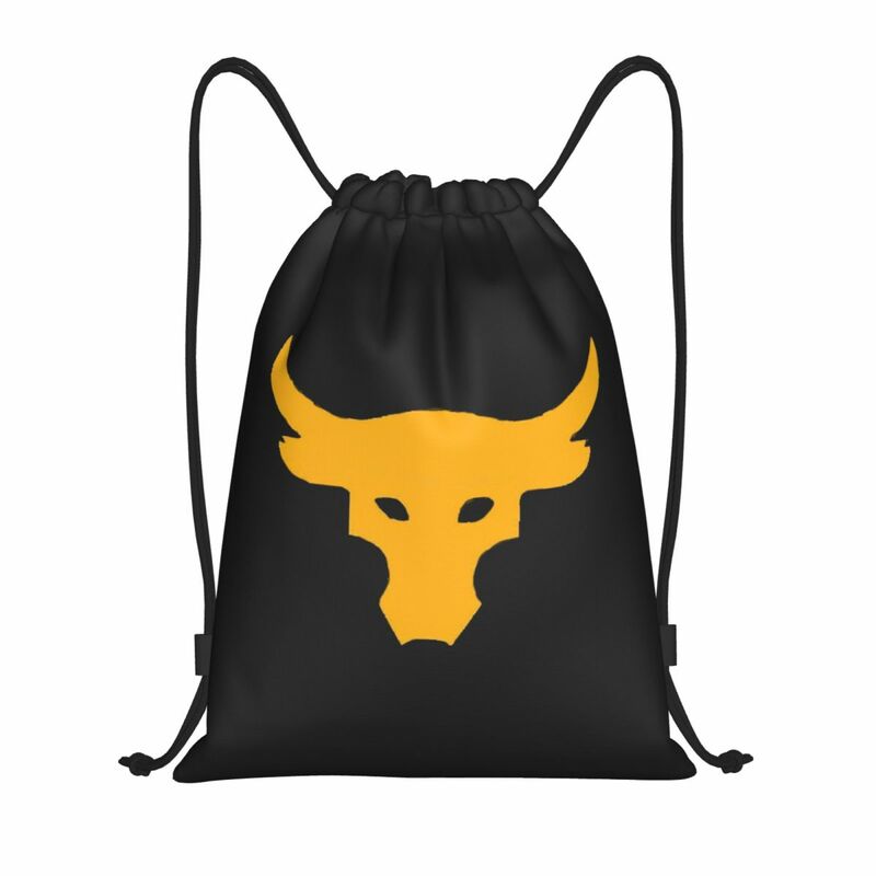 Рюкзак Dwayne для мужчин и женщин, спортивная сумка на шнурке в стиле рок-ролл и бык, тренировочная сумка Джонсон