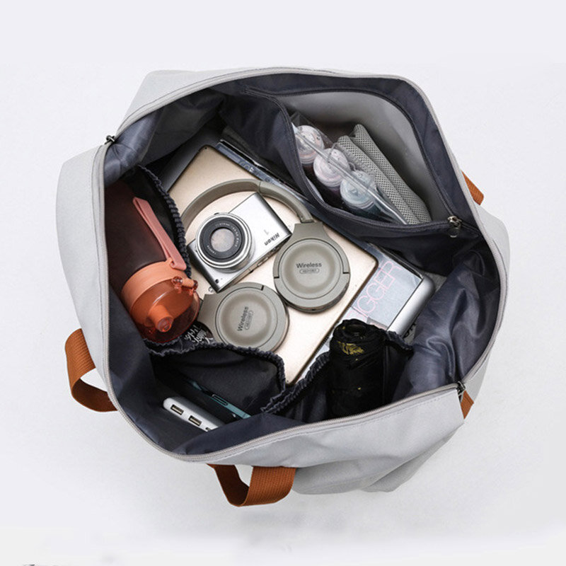 여성용 대용량 스포츠 숄더 방수 여행 가방, 고품질 핸드백, 주말 여성 메신저 토트, 건조 및 습식