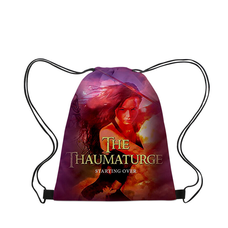 The Thaumaturge  Game 2023 New Handbags Cloth Canvas Drawstring Bag Women Men Leisure Bags