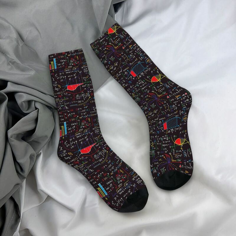 Calzini colorati per formule matematici Harajuku calze di alta qualità calze lunghe per tutte le stagioni accessori per regalo di compleanno Unisex
