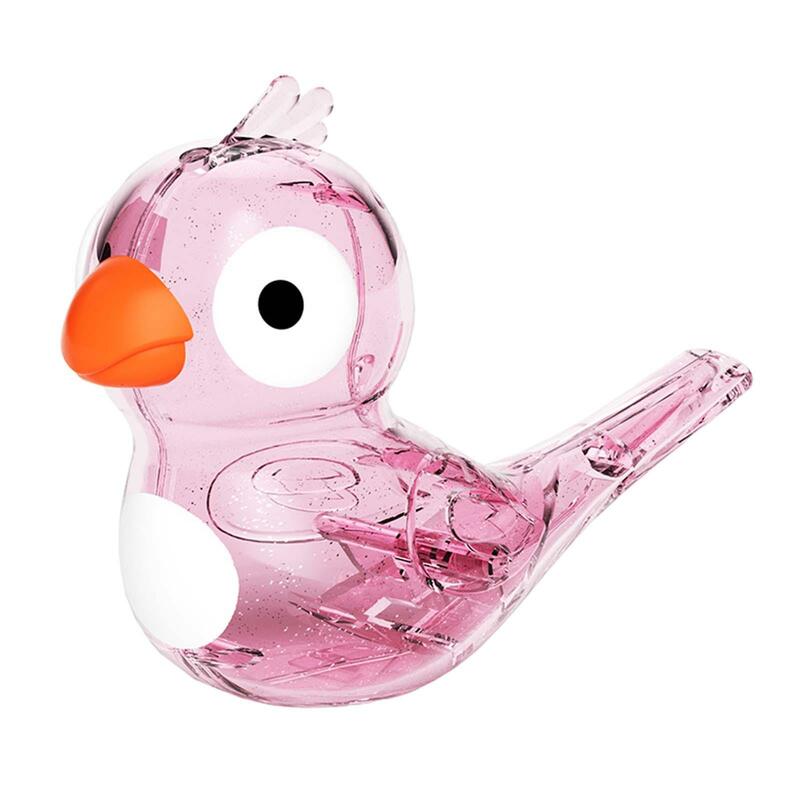 Silbato de agua con forma de pájaro para niños, artículo transparente para regalar en fiestas de cumpleaños, ideal para regalo de vacaciones, rellenos de bolsas