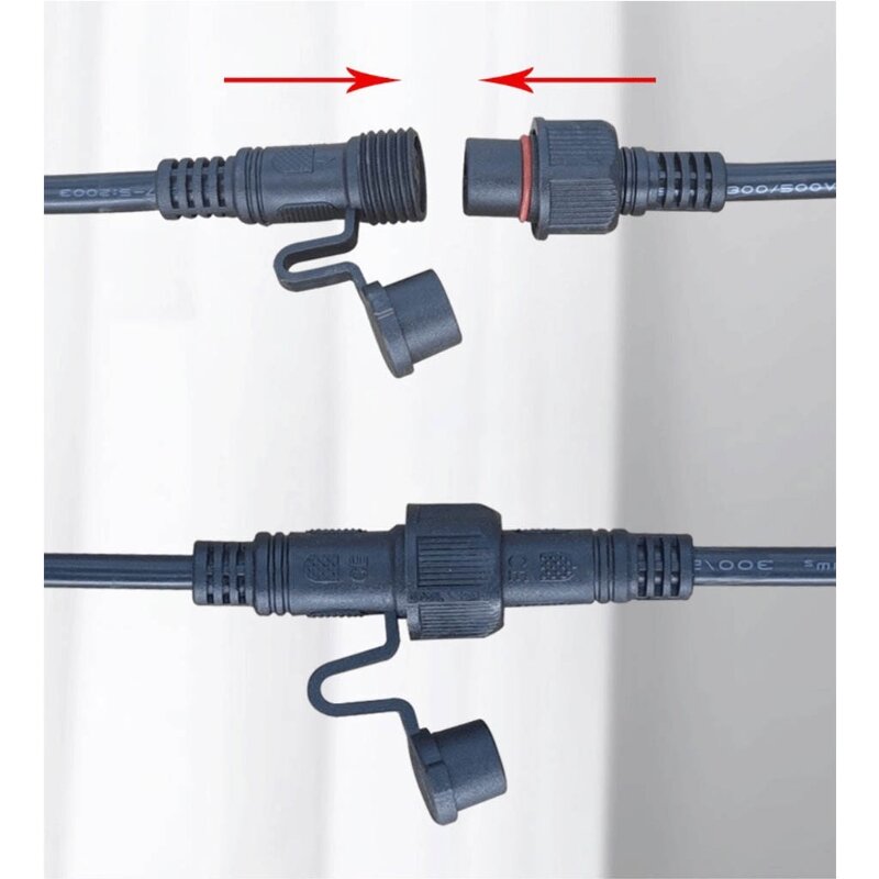 Conector alimentação elétrica industrial IP68 do soquete masculino & fêmea da tomada impermeável