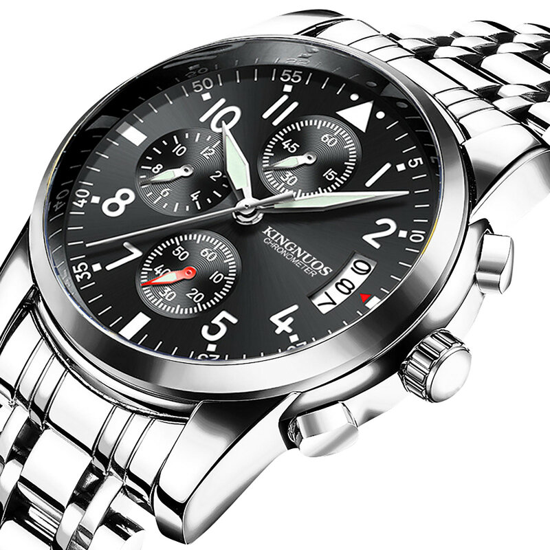 Jam tangan untuk wanita jam tangan kuarsa modis jam tangan zaitun untuk pria akurat kedap air jam tangan pria kedap air Zegarek m---ski
