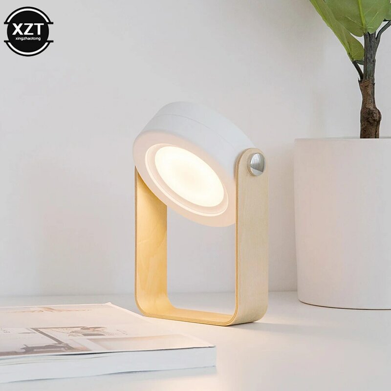 LED Foldable Table Lamp Lantern light USB Rechargeable Touch Sensor Dimmer Switch Desk Lamp For Bedside Reading Outdoor Camping