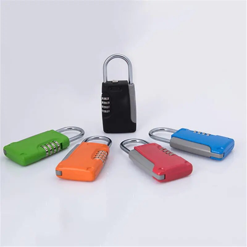 Hohe Qualität Versteckte Key Safe Box 4-Digital Passwort Kombination Schloss Mit Haken Mini Metall Geheimnis Box Für Home villa Caravan