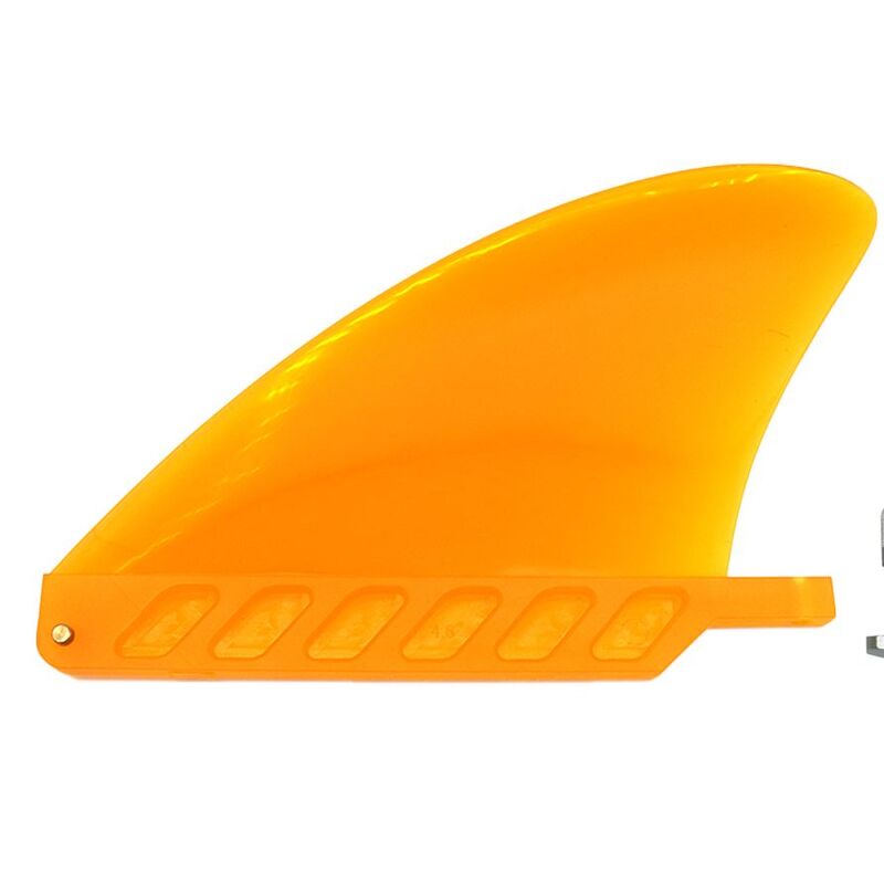 Soft Flex Center Fin com Parafuso, Aleta de Água Branca para Ar Sup, Prancha Longa, Prancha de Surf, Pá Inflável, 4.6"