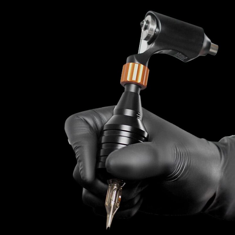 XNET-empuñaduras de cartucho para tatuaje, mango de giro ajustable, tubos de aluminio CNC para tallado de aviones con barras de accionamiento, 32mm, 38mm, 27mm