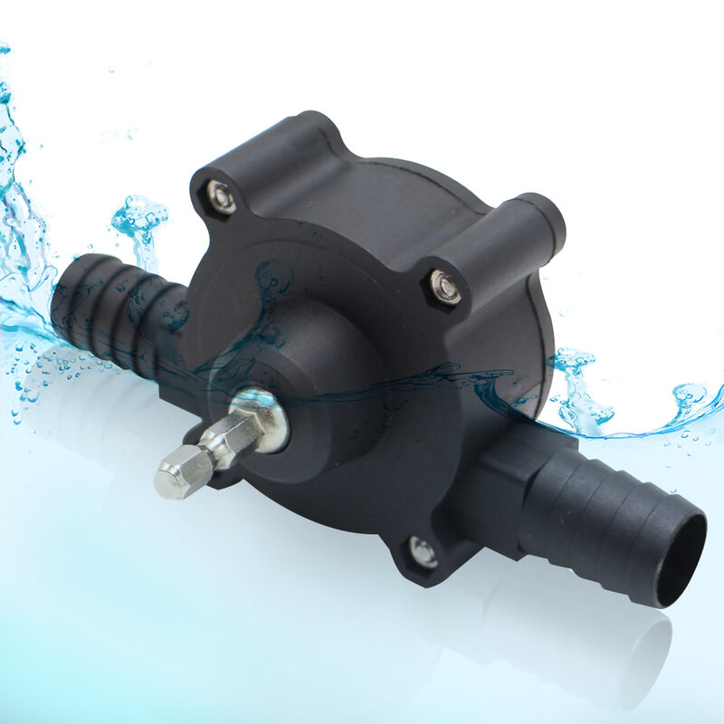 Haushalts Tragbare Elektrische Bohrer Pumpe Diesel Öl Flüssigkeit Wasser Pumpe Mini Hand selbstansaugende Flüssigkeit Transfer Pumpen