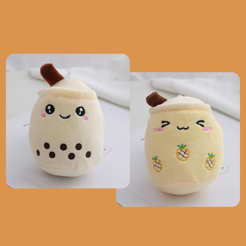 1Pc Bubble Tea Cup Plush Toys Kawaii Fruit Milk Tea Design Kids Stuffed Doll Miękka poduszka Prezent urodzinowy dla przyjaciółki