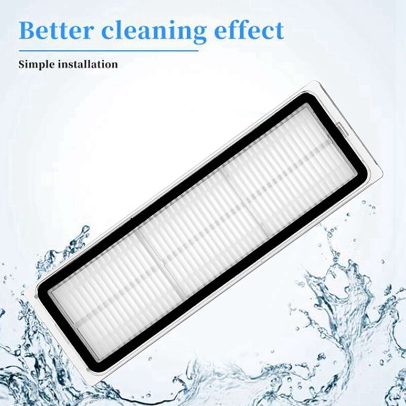 HEPA Filter Side Brush Mop Cloth And Mop Holder Vacuum Cleaner Filter For Xiaomi Dreame Bot W10 & W10 Pro Robot A