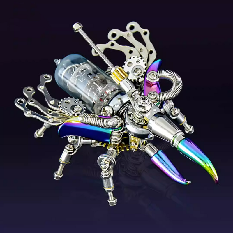3D Puzzles Firefly  Model Kit DIY Metal Assembly Mechanical lnsect Animals Wasp Toy For Kids Adults Gift Home