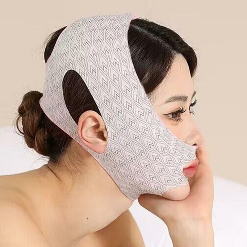 Podbródek policzek V linia bandaż wyszczuplająca maska liftingująca V Shaper Lifting twarzy maska do spania pasek przeciw zmarszczkom uroda zdrowie
