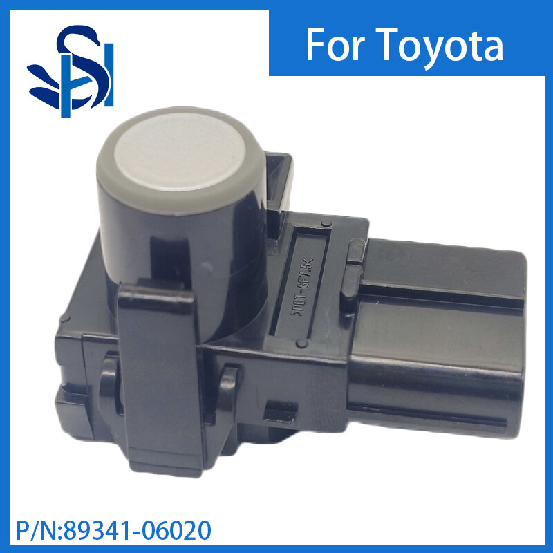 Sensor de estacionamento PDC para Toyota Corolla Camry Tundra Sienna Lexus, 89341-06020, cor radar, prata brilhante