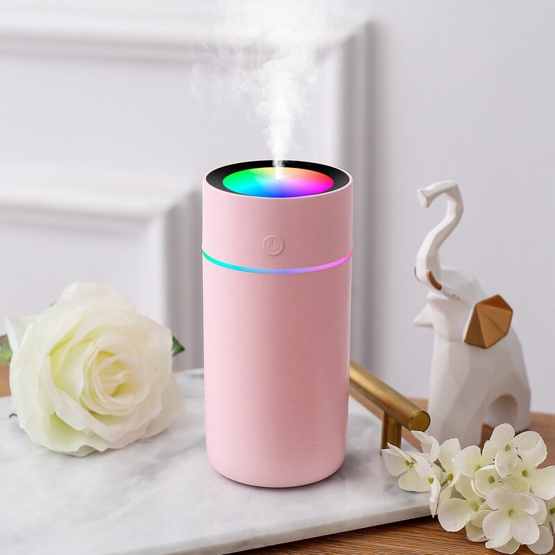 1/2PCS Car Air Purifier with 7 Colors LED Lights Air Purifier Humidifier Remove Odor Dust Mold LED Light Cleaner Purifying BR
