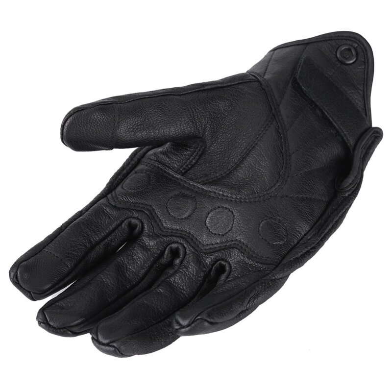 2023 Retro perforierte Leder Motorrad handschuhe Radfahren Moto Motorrad Schutz ausrüstung Motocross Handschuh Winter мотоперчатки