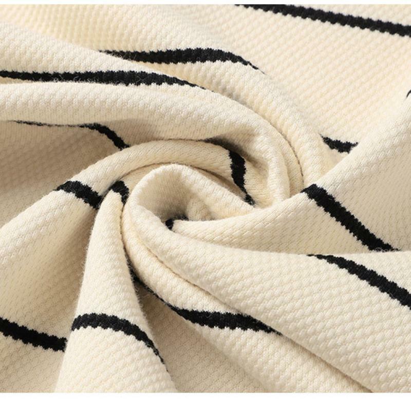 Sudadera de algodón a rayas para hombre, Jersey informal de manga larga con cuello redondo, talla grande 7Xl y 8Xl, otoño e invierno, novedad de 2023