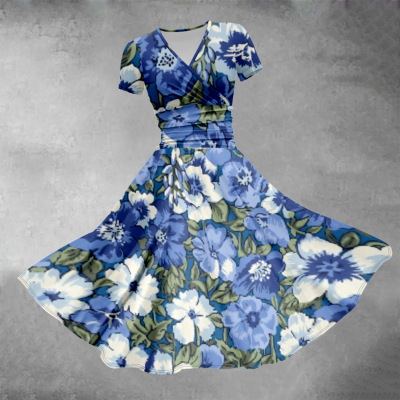 Summer Dress Flower Fashion Vestido Luxury Stylish Evening Dresses Women Girl Party Dress Oversize Elegant Robes Dresses 2024