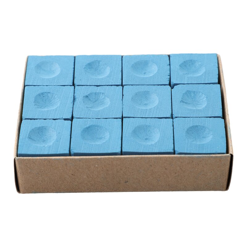 Cubes craie pour queue de billard, anciers bleu de haute qualité, fournitures en vrac, nouveau