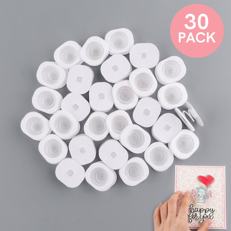 30pcs Mini Action Wobbles Self-Adhesive Wobble Movers Springs To Create An Interactive Card Wobblers Movers for Craft Making