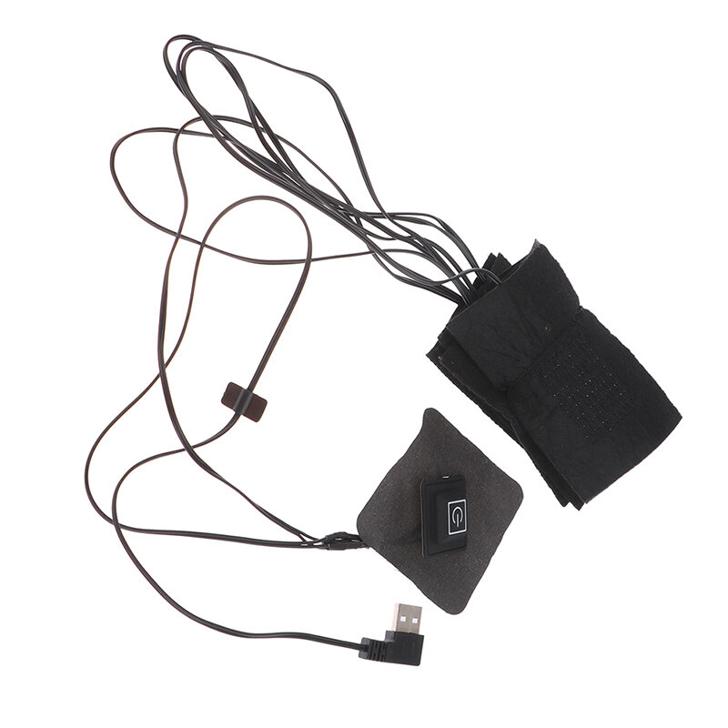 USB-грелка с электрическим подогревом, грелка, уличная теплая зимняя жилетка с подогревом, прокладки для одежды с подогревом «сделай сам», USB 5 В, углеродное волокно