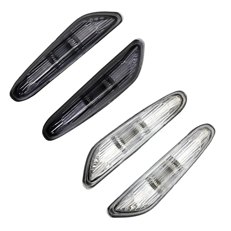Lâmpada indicadora de giro de luz de marcador lateral, BMW série 3, E46, 2000-2005, série 5, E60, E61, 2003-2010, X3, E83, 2004-2010, 2 peças