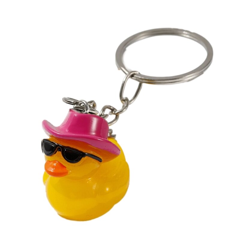 KIKI Yellow Duck sleutelhanger/oorhanger Stijlvolle sleutelhanger voor modeliefhebbers