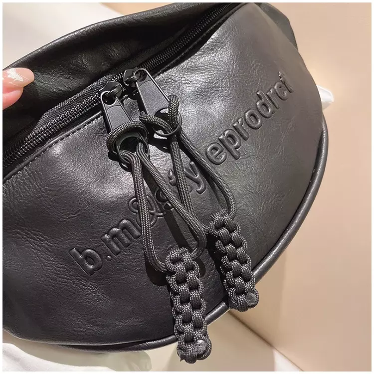 Brand Design Women Chest Bag Leather Ladies Shoulder Bags for Ladies 2024 New Belt Bag Female Waist Pack Funny Packs Phone Walle