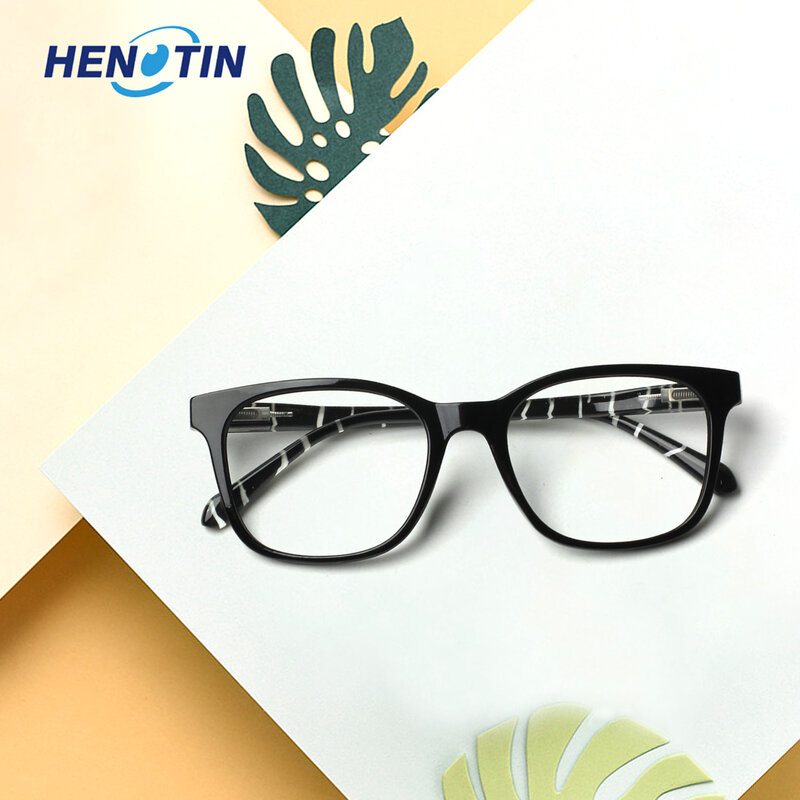 Kacamata membaca untuk wanita kualitas tinggi cahaya biru memblokir lensa klasik bingkai bulat trendi kacamata Resep untuk wanita