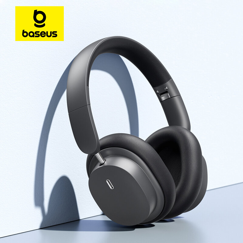 Baseus-Bowie D05 Headphone sem fio, Bluetooth 5.3 fone de ouvido, HIFI Headset Nível, driver 40 milímetros, dobrável Over Ear Headphone, 70H Tempo
