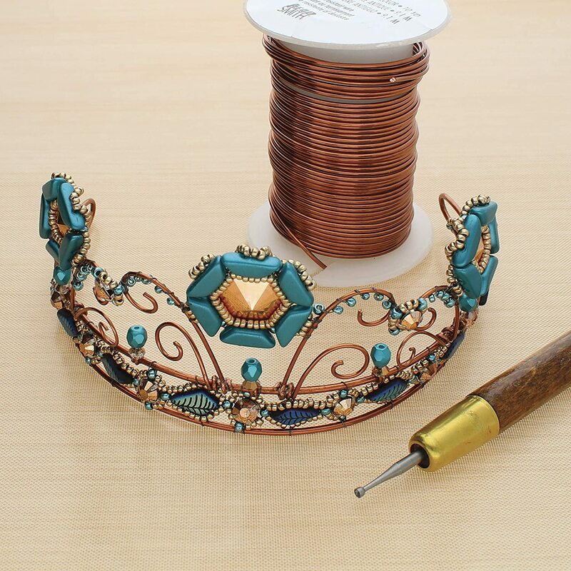 XUQIAN-Herramienta de joyería redonda de alambre de alta calidad, 15,5x2cm, para fabricación de joyas, L0057