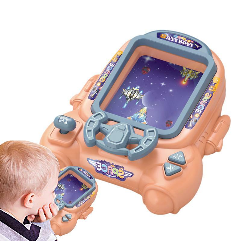 Портативная игровая консоль для детей, Детская игровая приставка с удобным захватом, обучающая игрушка на Новый год и день рождения