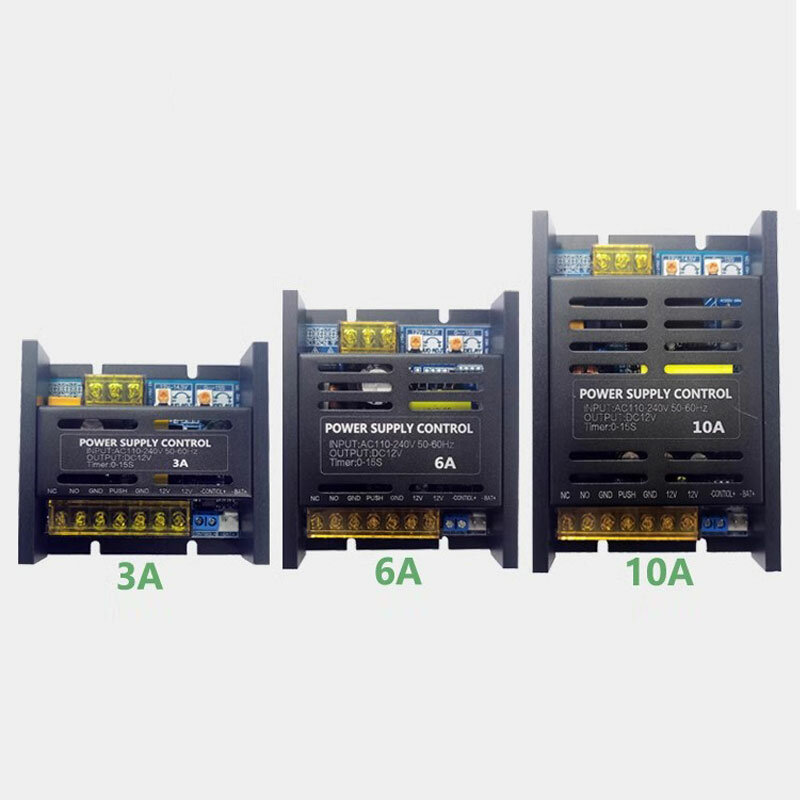 소형 볼륨 액세스 전원 공급 장치, 액세스 제어 시스템용 출력 용도, 110V ~ 240V 넓은 전압, 12V, 3A, 6A, 10A