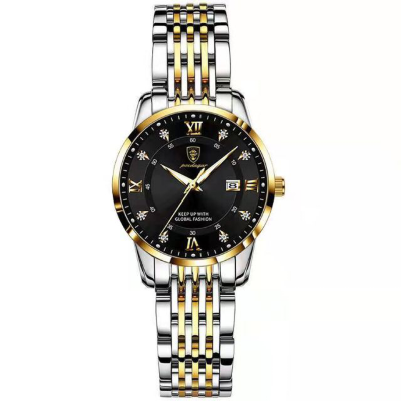 Zegarek kwarcowy dla mężczyzn i kobiet, wodoodporny zegarek świetlny, szwajcarski importowany, podwójny kalendarz, koreańska wersja, nowy, popularny