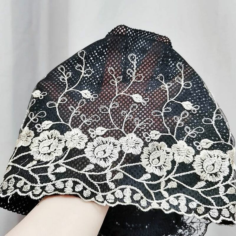 Chapeau Baotou brodé pour femme, turban en dentelle de coton, chapeau de prière à fleurs d'été, mode