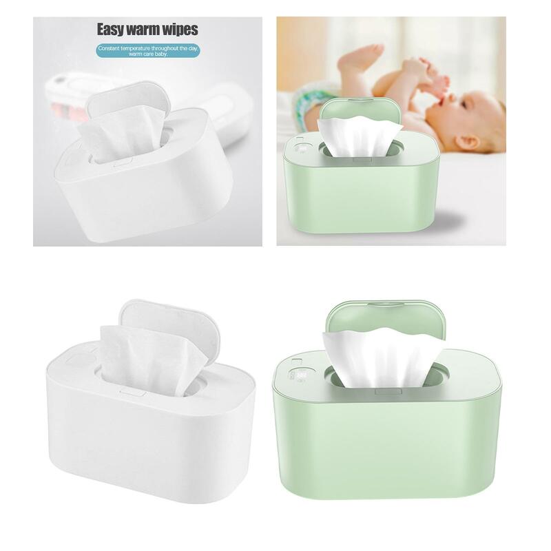 Baby Warmer Wipe Dispenser Napkin Heating Box for Outdoor Travel Use
