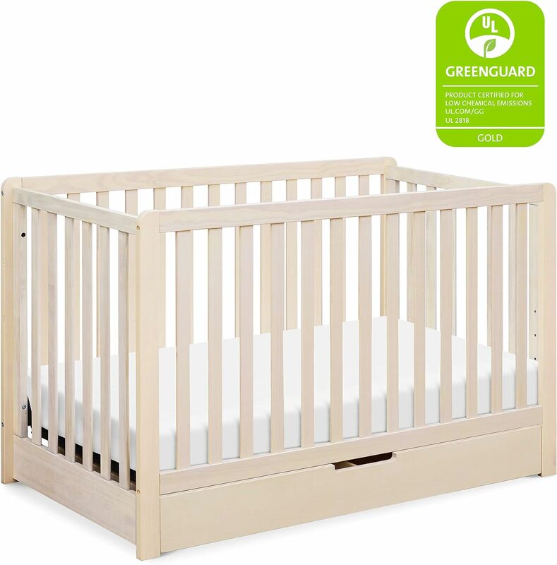 Carter's by DaVinci Colby 4-in-1 Convertible Crib with Trundle Drawer , Greenguard Gold Certified, Mattresses sold separately