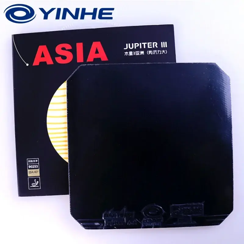 Yinhe Jupiter 3 karet tenis meja, busa kepadatan tinggi spons lengket karet Ping Pong baik untuk serangan cepat dengan Loop Drive