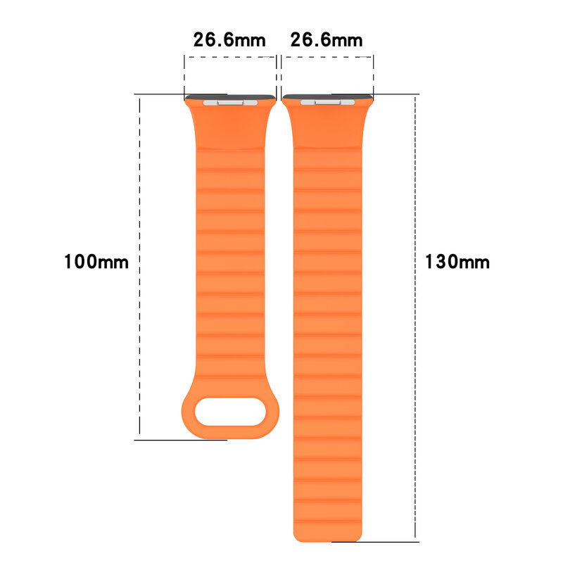 Silicone Magnetic Strap for Redmi Watch 4 Accessories Replacement Smart Watch Band Wristband Soft Sport Bracelet for Miband 8Pro